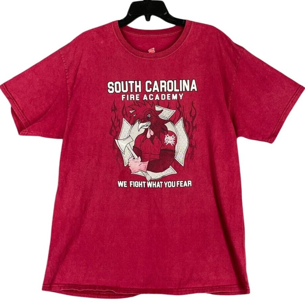South Carolina Fire Academy Shirt Mens Extra Large First Responder Gamecocks